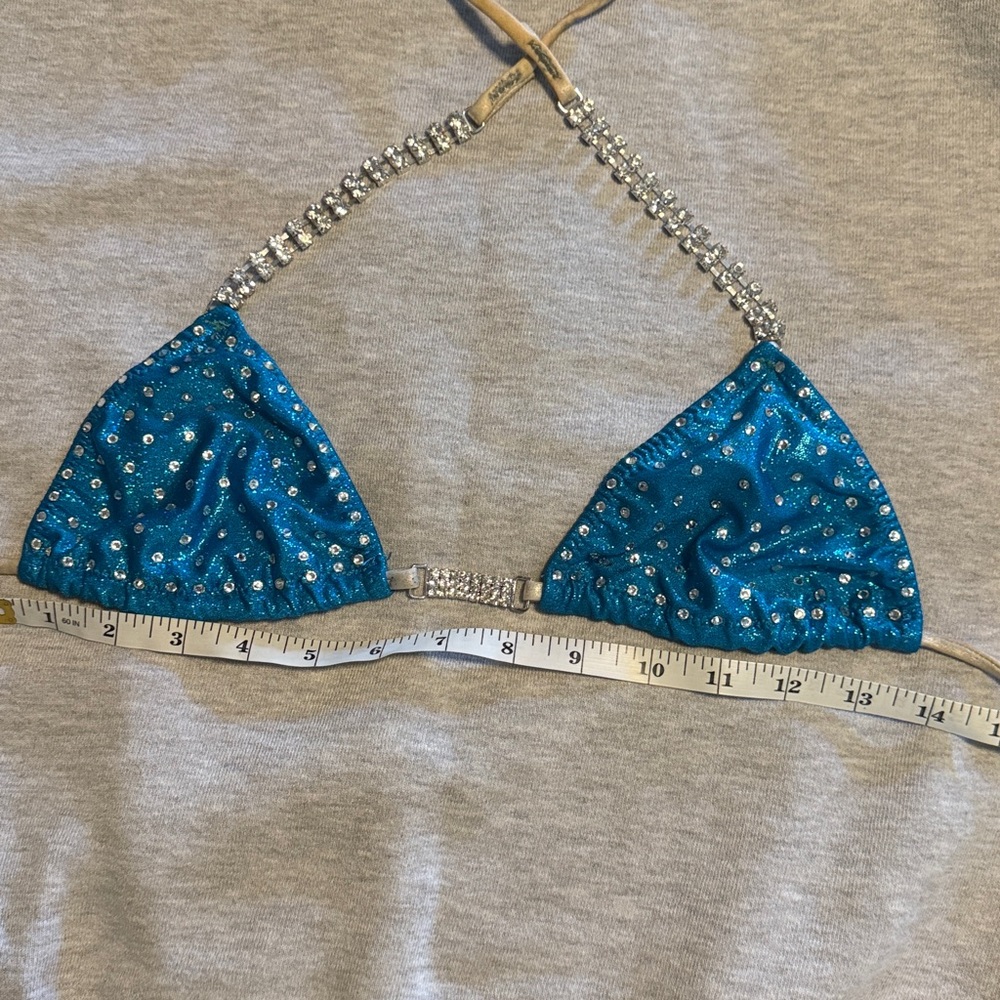 Blue Rhinestone Bikini Set - Picture 6 of 6